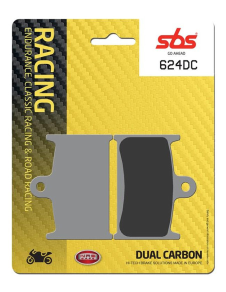 Plaquettes de frein SBS 624 DC Dual Carbone