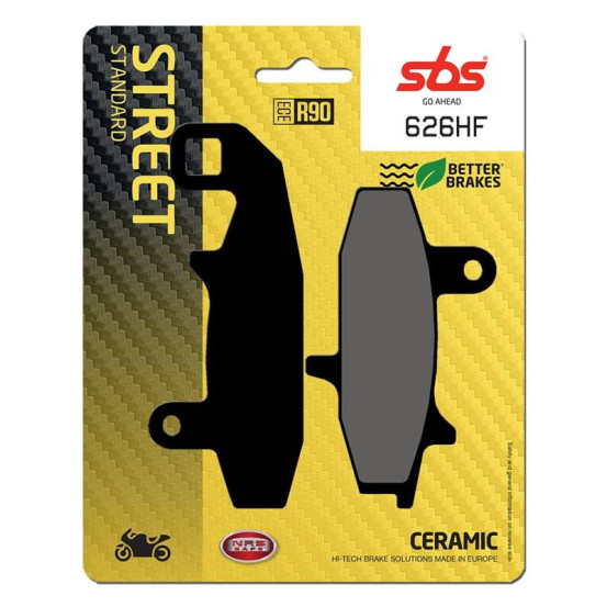 Plaquettes de frein SBS 626 HF Céramique