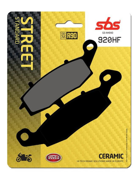 Plaquettes de frein SBS 920 HF Céramique