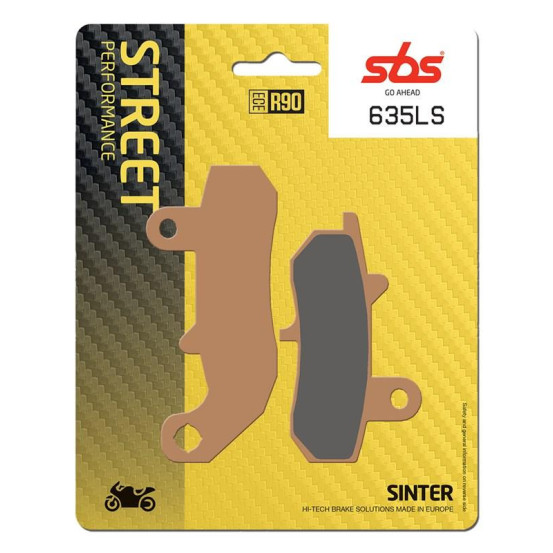 Plaquettes de frein SBS 635 LS Sinter