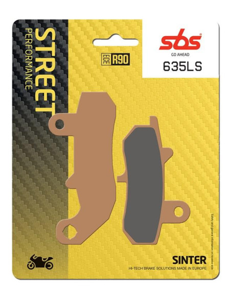 Plaquettes de frein SBS 635 LS Sinter