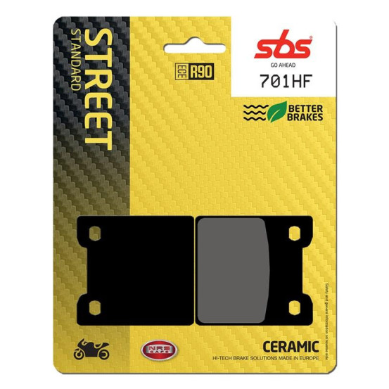 Plaquettes de frein SBS 701 HF Céramique