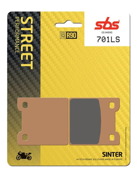 Plaquettes de frein SBS 701 LS Sinter