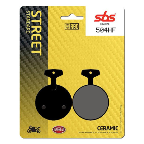 Plaquettes de frein SBS 504 HF Céramique