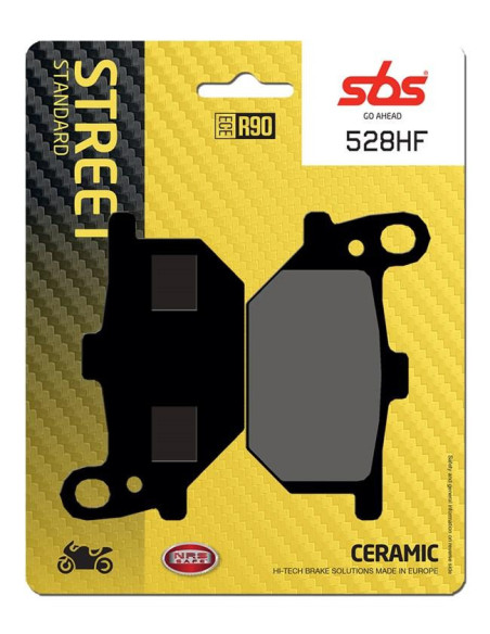 Plaquettes de frein SBS 528 HF Céramique