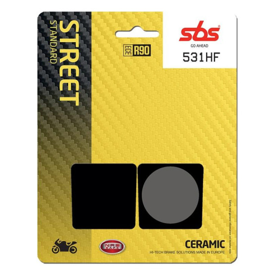 Plaquettes de frein SBS 531 HF Céramique