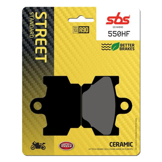 Plaquettes de frein SBS 550 HF Céramique