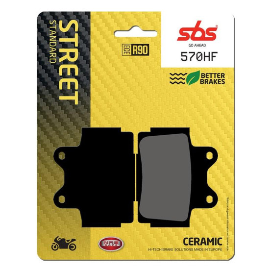 Plaquettes de frein SBS 570 HF Céramique