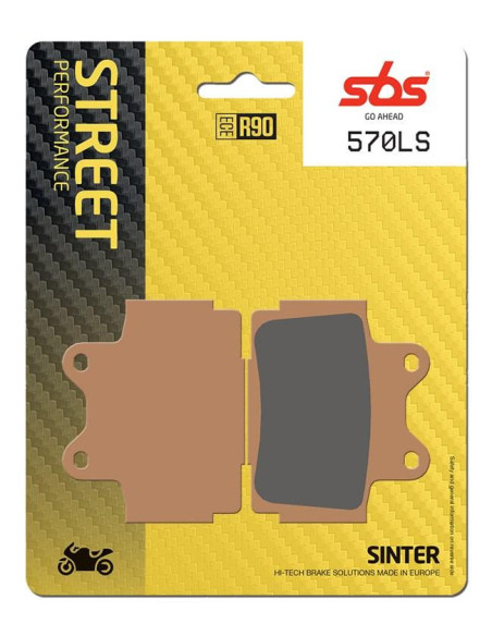 Plaquettes de frein SBS 570 LS Sinter