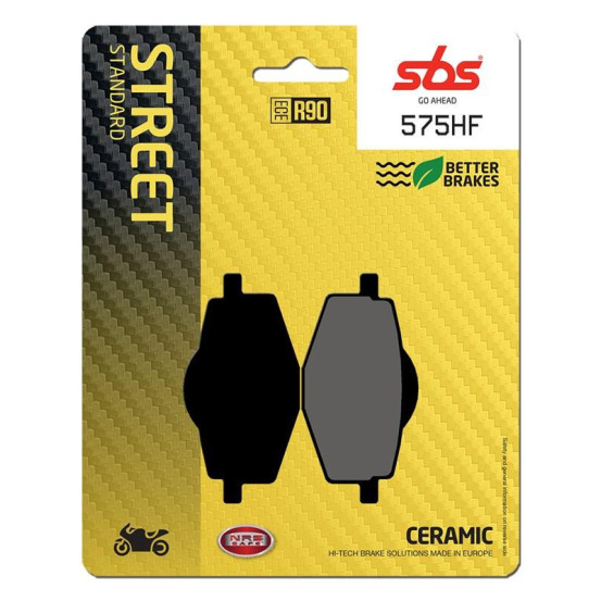 Plaquettes de frein SBS 575 HF Céramique