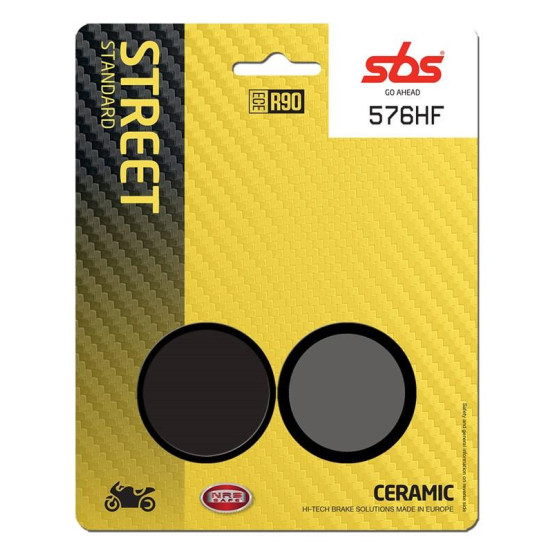 Plaquettes de frein SBS 576 HF Céramique