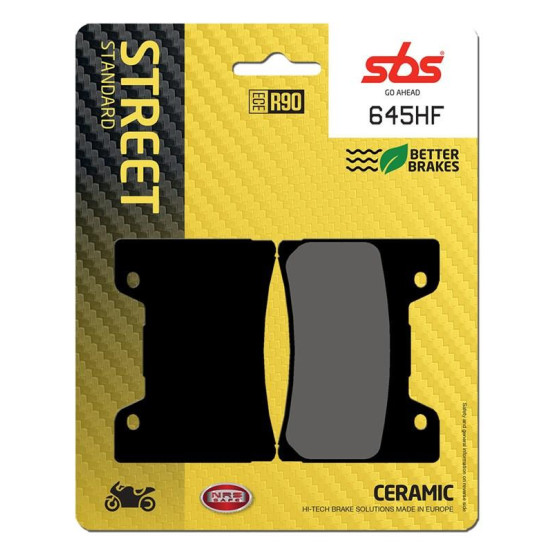 Plaquettes de frein SBS 645 HF Céramique