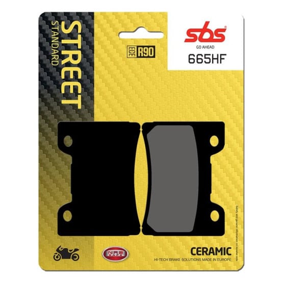 Plaquettes de frein SBS 665 HF Céramique