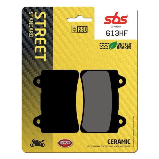 Plaquettes de frein SBS 613 HF Céramique