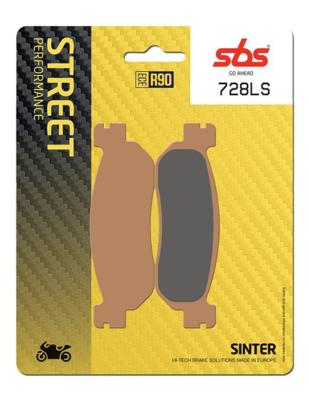 Plaquettes de frein SBS 728 LS Sinter