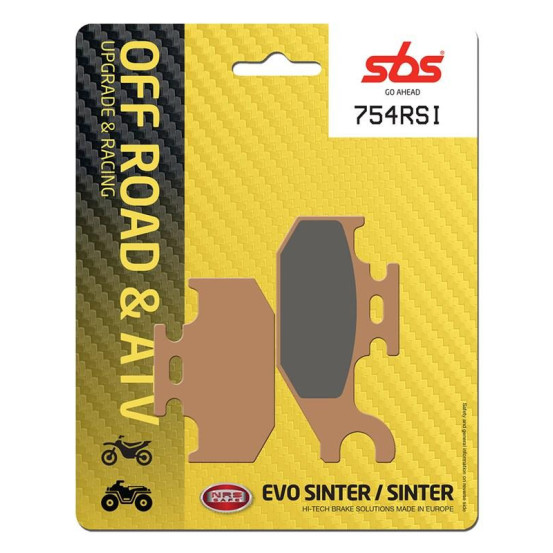 Plaquettes de frein SBS 754 RSI Sinter - Evo Sinter
