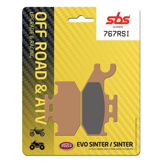 Plaquettes de frein SBS 767 RSI Sinter - Evo Sinter