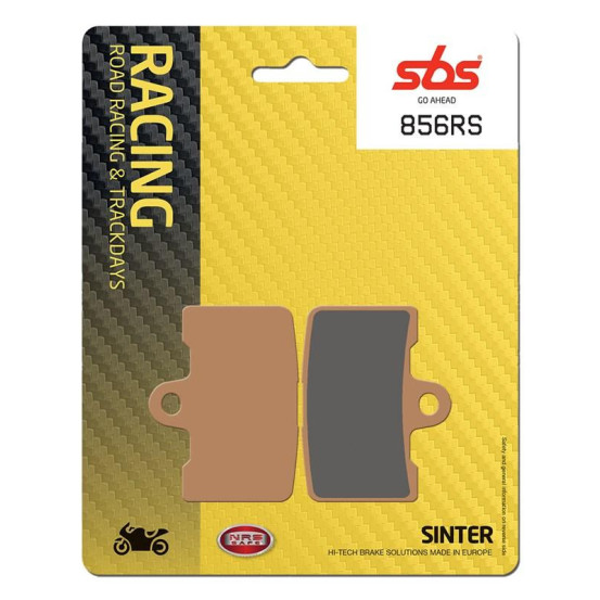 Plaquettes de frein SBS 856 RS métal fritté