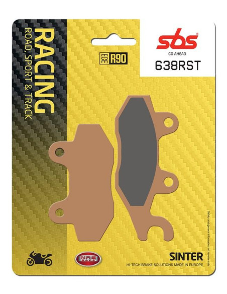 Plaquettes de frein SBS Sinter - 638RST