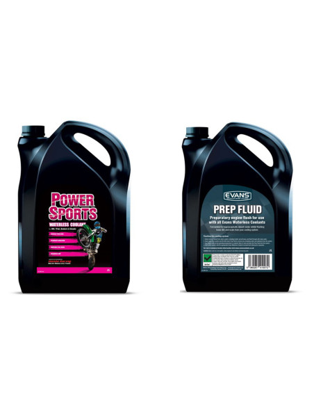 PACK EVANS Liquide de refroidissement et le Prep Fluid 2 Litres