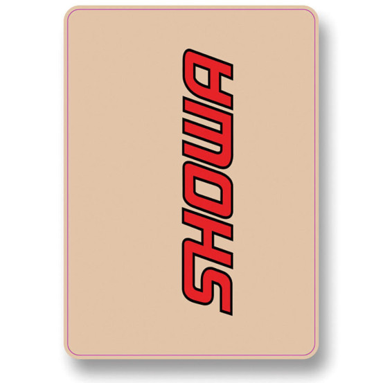 Autocollants / Stickers de fourche SHOWA Rouge