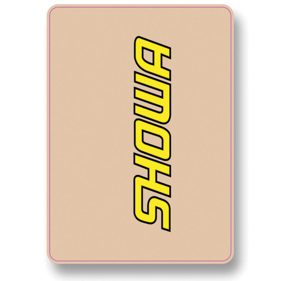 Autocollants / Stickers de fourche SHOWA Jaune