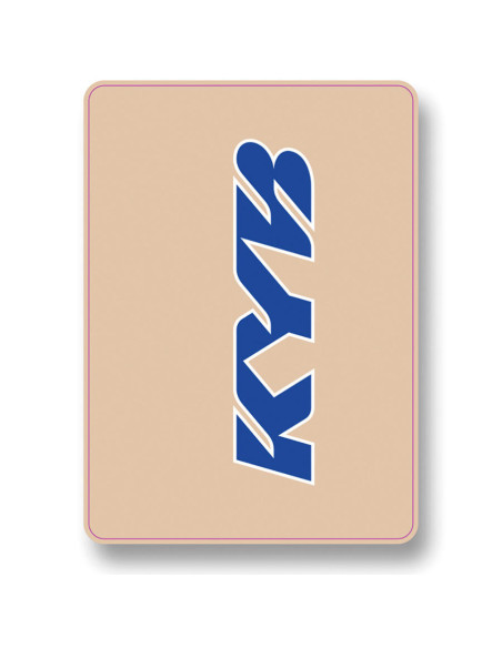 Autocollants / Stickers de fourche KYB Bleu