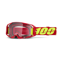 Masque cross 100% Armatic Rouge - Ecran Clair