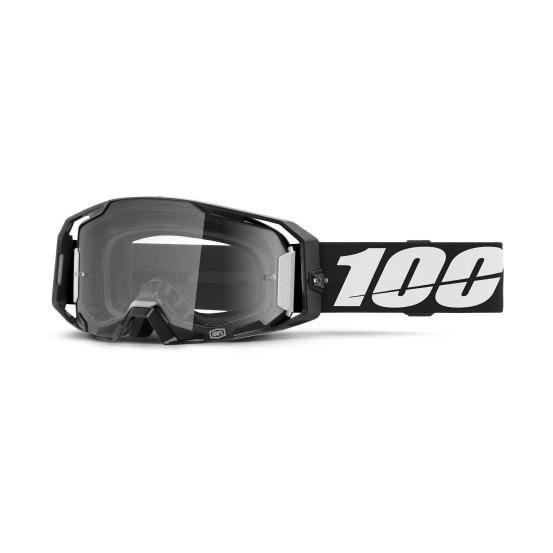 Masque cross 100% Armatic Noir - Ecran Clair