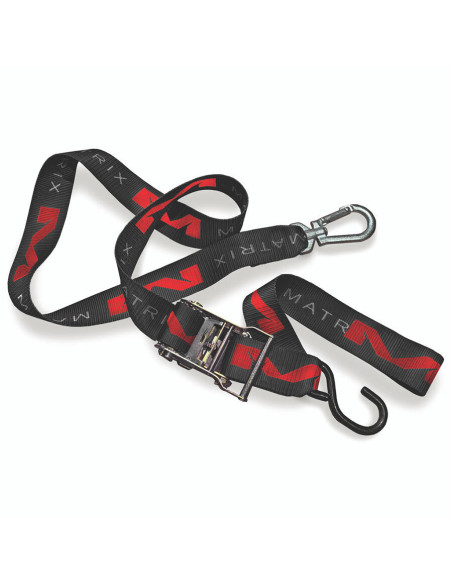 Sangles cliquet Matrix M1.5 Noir - 175 x 3,8 cm