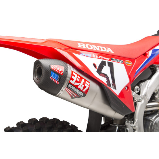 Ligne complète YOSHIMURA RS12 Inox/Carbone Honda 250 CRF-R 2022-2024