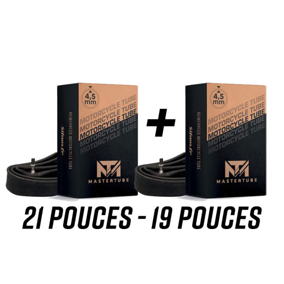Pack Chambre à Air MASTERTUBE Ultra Renforcée 4,5mm MX 19 Pouces