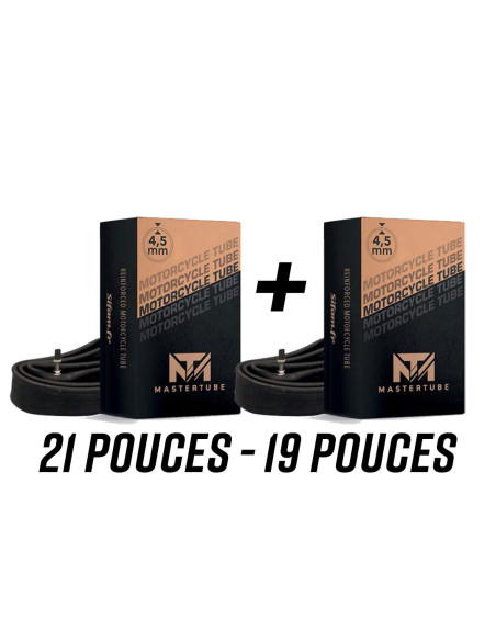 Pack Chambre à Air MASTERTUBE Ultra Renforcée 4,5mm MX 19 Pouces