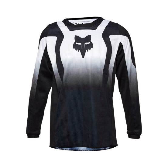 Maillot cross enfant Fox 2025 180 Lean - Noir Blanc
