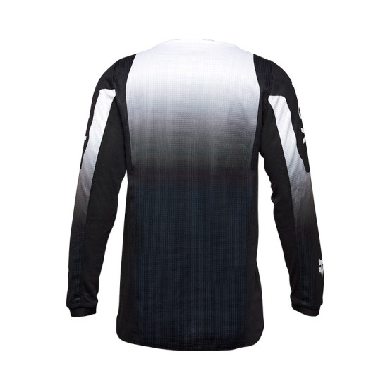 Maillot cross enfant Fox 2025 180 Lean - Noir Blanc