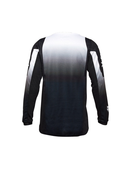 Maillot cross enfant Fox 2025 180 Lean - Noir Blanc