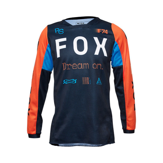 Maillot cross enfant Fox 2025 180 Race Spec - Bleu midnight