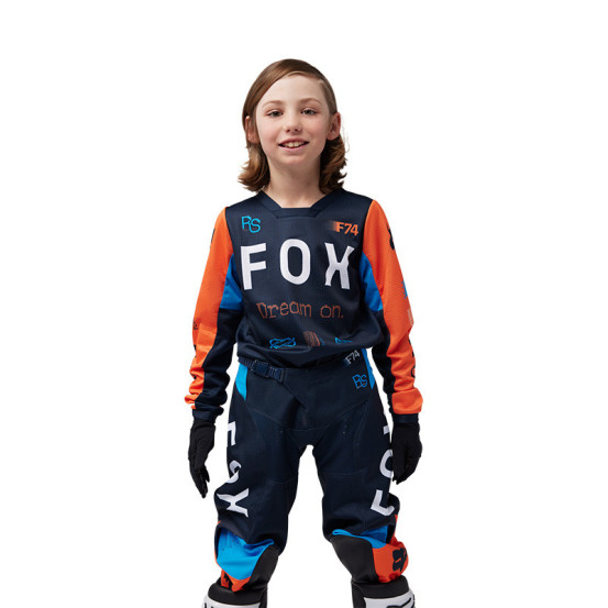 Maillot cross enfant Fox 2025 180 Race Spec - Bleu midnight