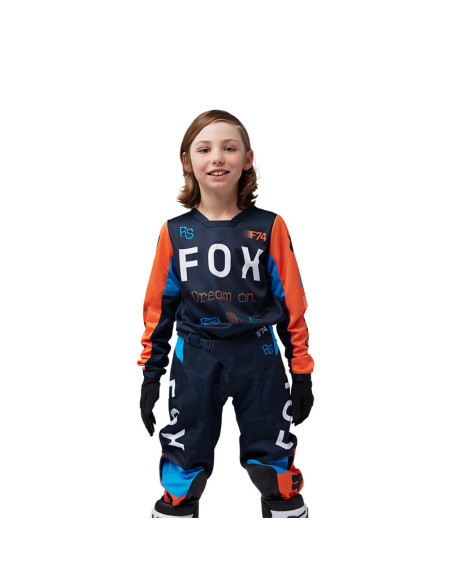 Maillot cross enfant Fox 2025 180 Race Spec - Bleu midnight