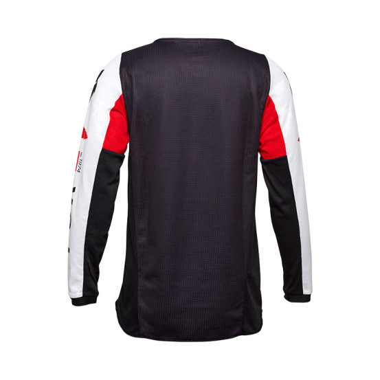 Maillot cross enfant Fox 2025 180 Race Spec - Rouge Fluo