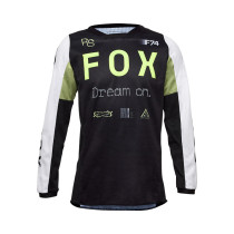 Maillot cross enfant Fox 2025 180 Race Spec - Vert pâle