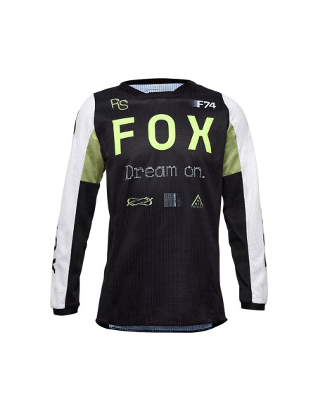 Maillot cross enfant Fox 2025 180 Race Spec - Vert pâle