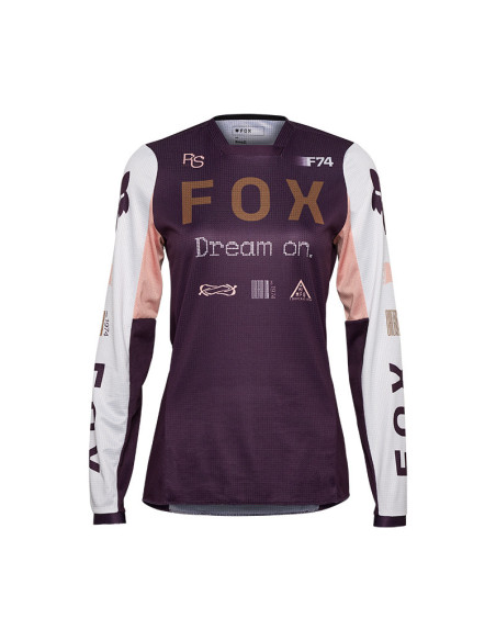 Maillot cross femme Fox 2025 180 Race Spec - Violet foncé