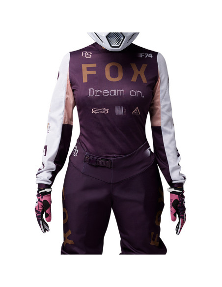 Maillot cross femme Fox 2025 180 Race Spec - Violet foncé