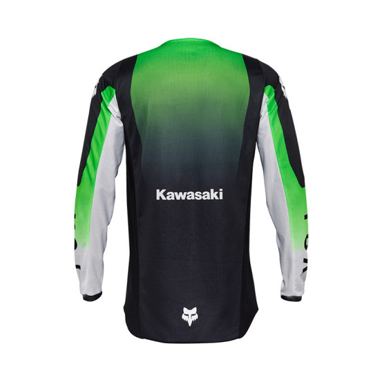 Maillot cross Fox 2025 180 Kawasaki - Vert Fluo