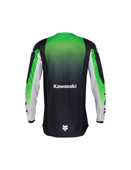 Maillot cross Fox 2025 180 Kawasaki - Vert Fluo