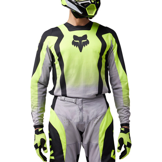 Maillot cross Fox 2025 180 Lean - Jaune Fluo