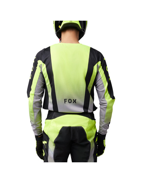 Maillot cross Fox 2025 180 Lean - Jaune Fluo