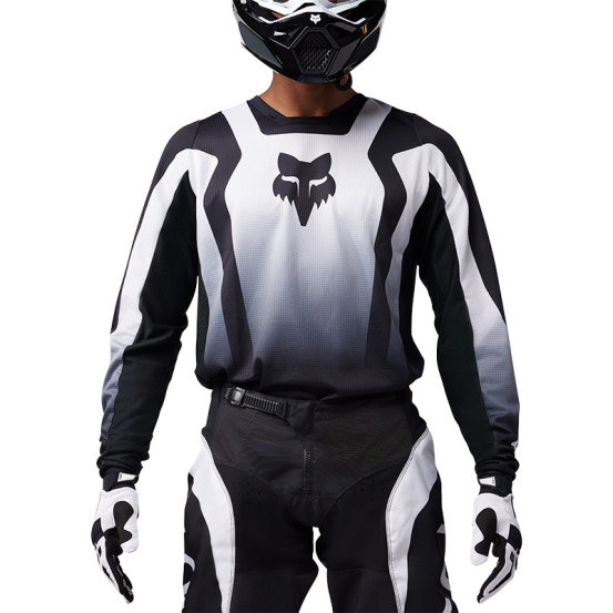 Maillot cross Fox 2025 180 Lean - Noir Blanc