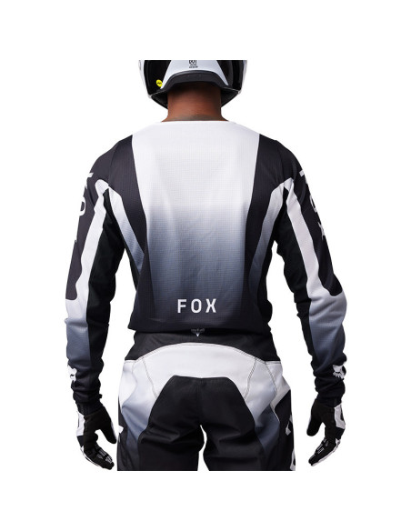 Maillot cross Fox 2025 180 Lean - Noir Blanc